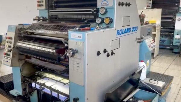 Impressora Offset Roland 200 Bicolor