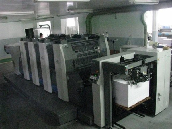 Impressora offset Ryobi modelo 750 4 cores