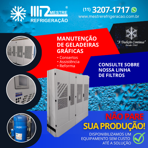 Mestre Refrigeração • Filtros | Manutenção e Venda de Geladeiras Gráficas