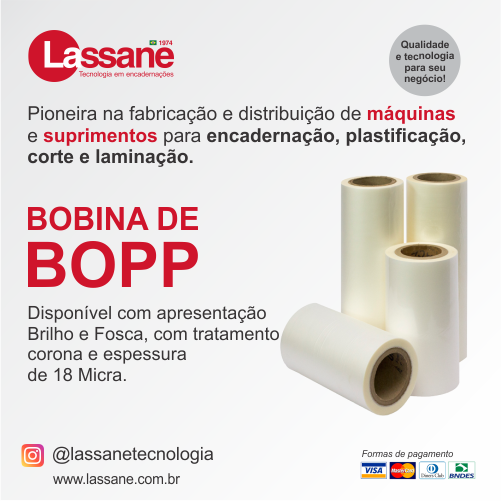 Lassane Plásticos Ltda • Encadernação | Plastificação | Retroprojeção :: Equipamentos, Peças de Reposição e Suprimentos | • Crachás • Duplo Anel • Envelopes • Espiral Plástico • Garras Plásticas • Guilhotinas • Índices Telefônicos • Malotes • Parafusos Metálicos • Perfuradoras • Plastificadoras • Porta Crachás • Porta Produtos Diversos • Pastas • Pranchetas • Risque & Rabisque • Separadores • Acabamentos • Calendário de Mesa • Calendários • Canaletas • Capas de Acetato • Capas de Duracap • Capas de PP • Capas de PVC • Visores para Capa de PVC • Colocadoras.