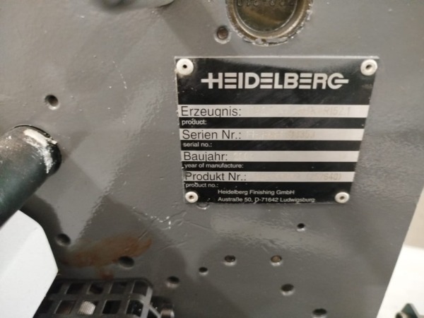 Dobradeira Heidelberg - Stahlfolder TI 52