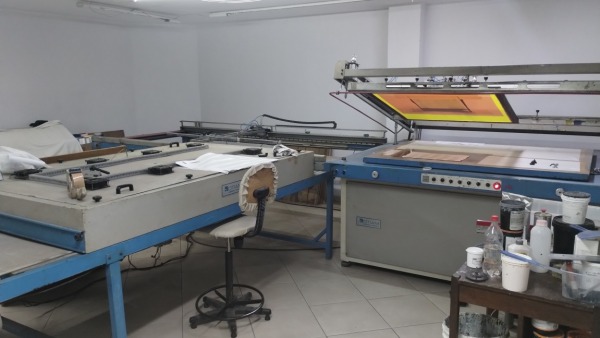 Impressora Serigrafia OTIAM com Extrator e Estufa IR