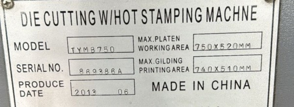 Corte e Vinco com Hot Stamping