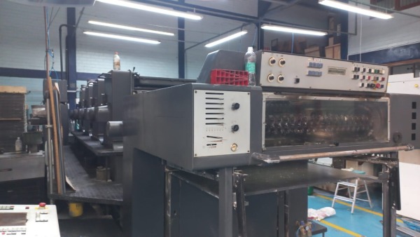 Heidelberg Speed Master 102-4 cores  - Ano 1992