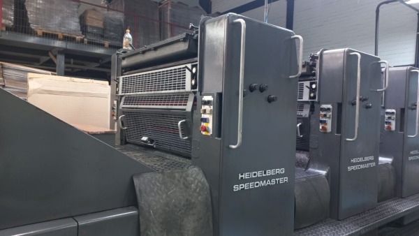 Heidelberg Speed Master 102-4 cores  - Ano 1992