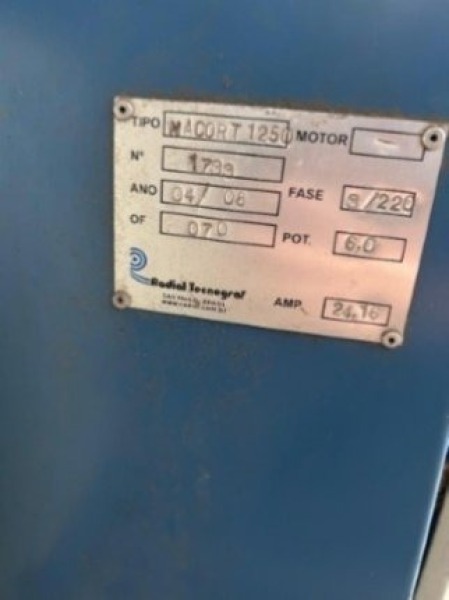 Acopladeira de Micro Ondulado (semiautomática) Radial Tecnograf Auto Micro 1250 Acopladeira de Micro Ondulado (semiautomática) Radial Tecnograf Auto Micro 1250
