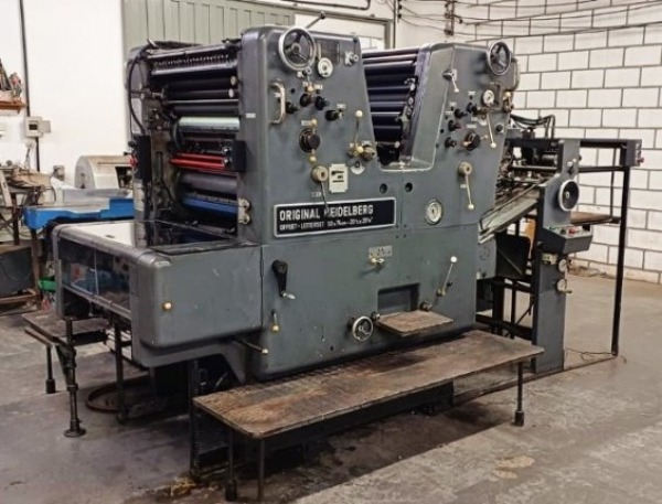 Impressora Offset Heidelberg SORMZ Bicolor 52x74cm Impressora Offset Heidelberg SORMZ Bicolor 52x74cm