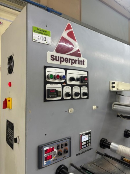 Flexográfica Etirama Superprint 250mm, 6 cores todas UVs Flexográfica Etirama Superprint 250mm, 6 cores todas UVs