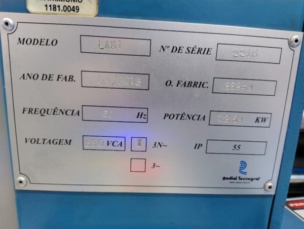 Laminadora Automática - Marca Radial Tecnograf