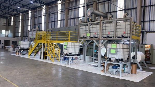 Aplicadora de Resina barreira em papel Aplicadora de Resina barreira em papel