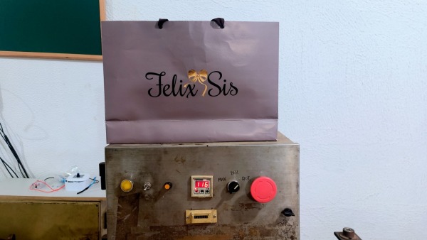 Máquina de Hot Stamping para Sacolas