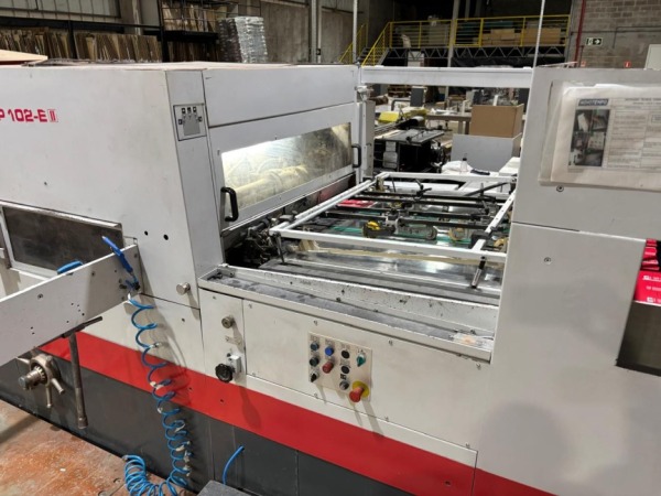 Corte e Vinco Bobst SP 102 E ll - Ano 1998