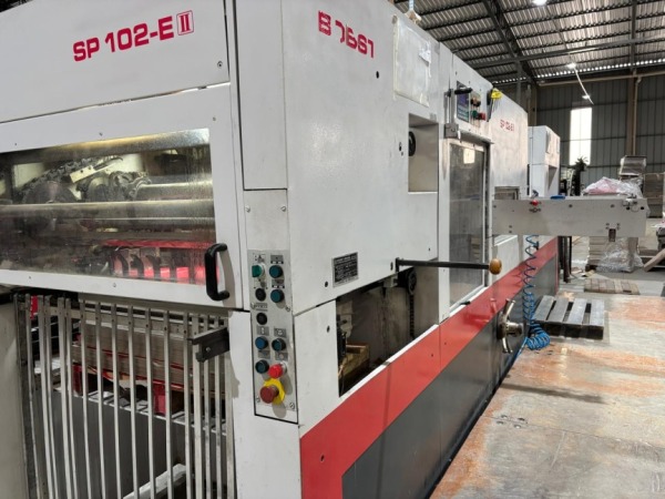 Corte e Vinco Bobst SP 102 E ll - Ano 1998
