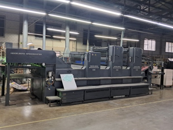Heidelberg Speed Master CD 102 Z + L ( Verniz ) - 72X102cm Heidelberg Speed Master CD 102 Z + L ( Verniz ) - 72X102cm