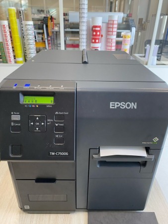 Máquina Impressão Epson TM-C7500G + Rebobinador