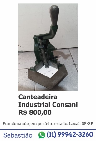 Canteadeira Industrial Consani